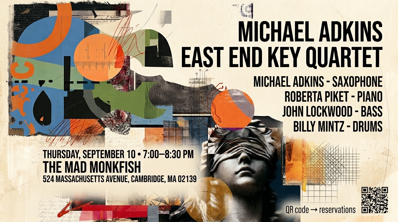 Michael Adkins East End Key Quartet Poster